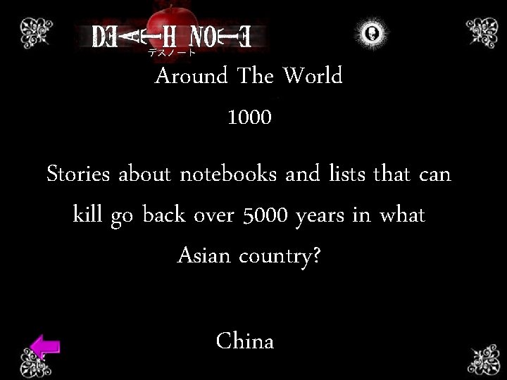 Around The World 1000 Stories about notebooks and lists that can kill go back