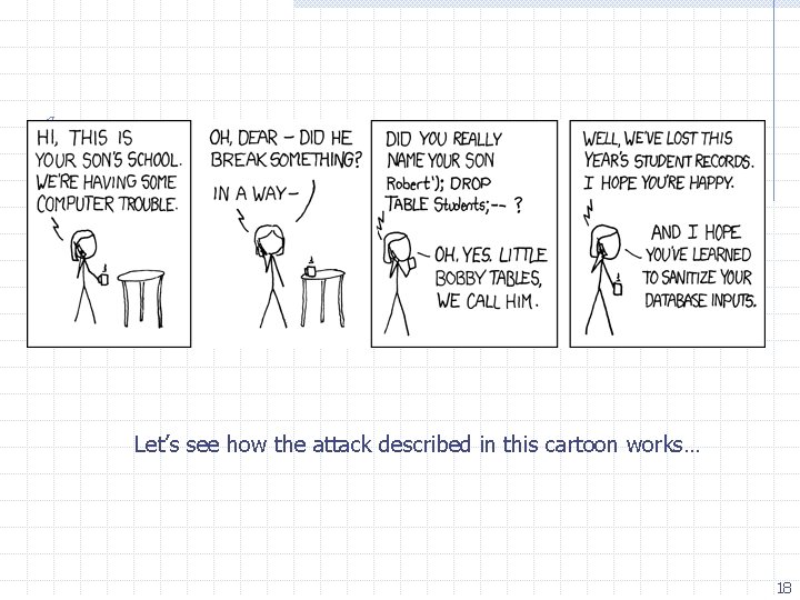 Let’s see how the attack described in this cartoon works… 18 