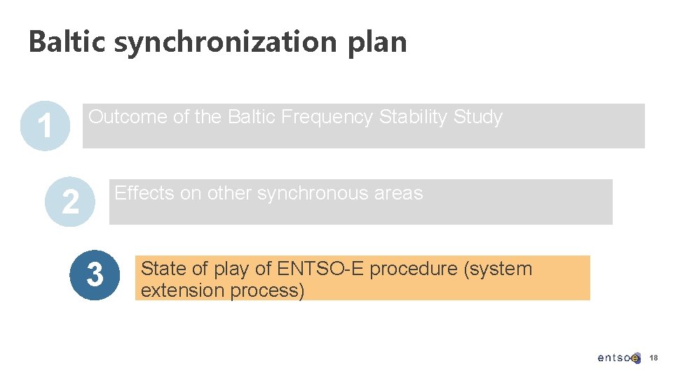 Baltic synchronization plan Outcome of the Baltic Frequency Stability Study 1 Effects on other