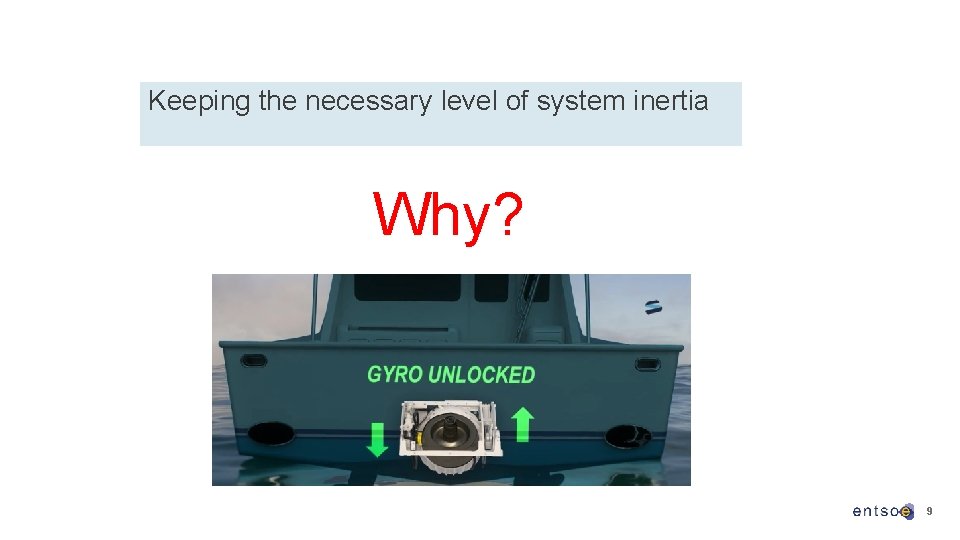 Keeping the necessary level of system inertia Why? 9 