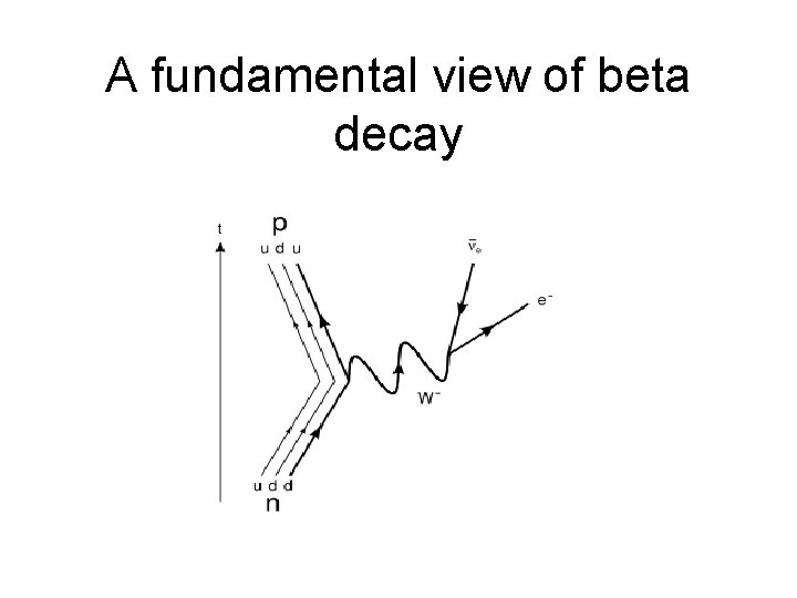 A fundamental view of beta decay 