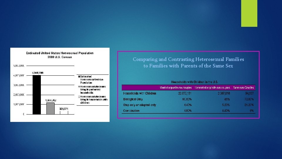 Comparing and Contrasting Heterosexual Families to Families with Parents of the Same Sex 