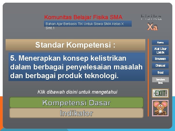 Komunitas Belajar Fisika SMA Bahan Ajar Berbasis TIK Untuk Siswa SMA Kelas X Smt.