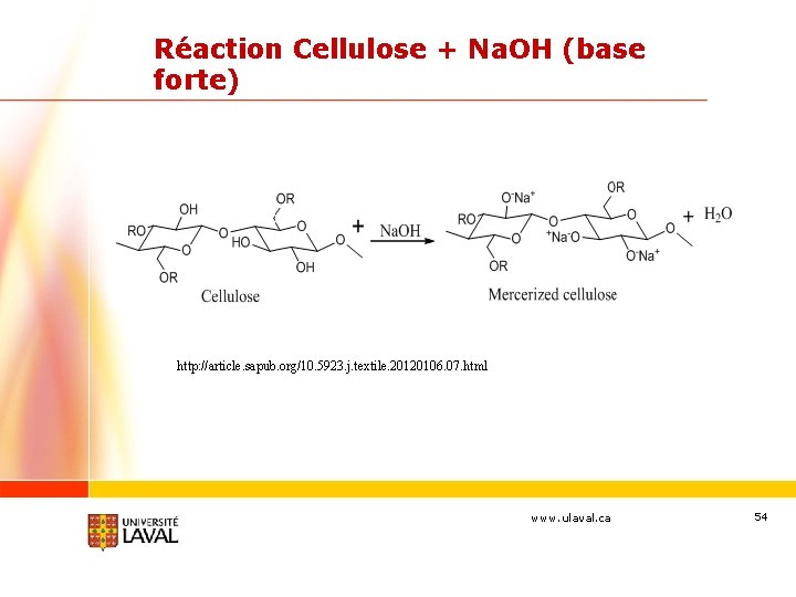 Réaction Cellulose + Na. OH (base forte) http: //article. sapub. org/10. 5923. j. textile.