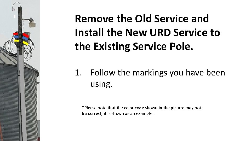 Remove the Old Service and Install the New URD Service to the Existing Service