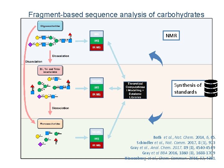 Fragment-based sequence analysis of carbohydrates NMR Synthesis of standards Both et al. , Nat.