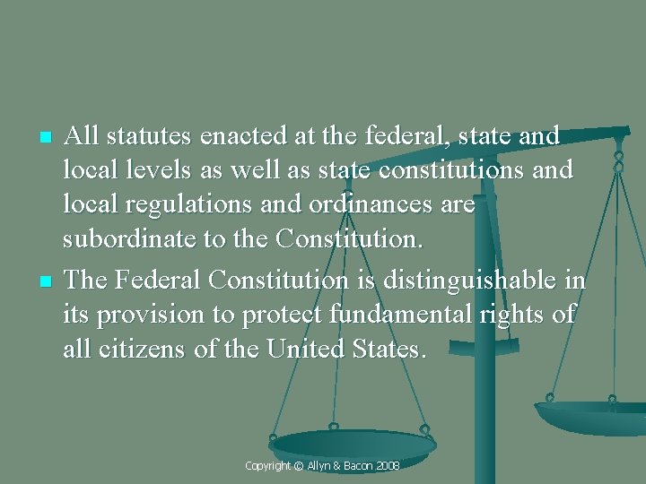 Chapter 1 Legal Framework Affecting Public Schools This