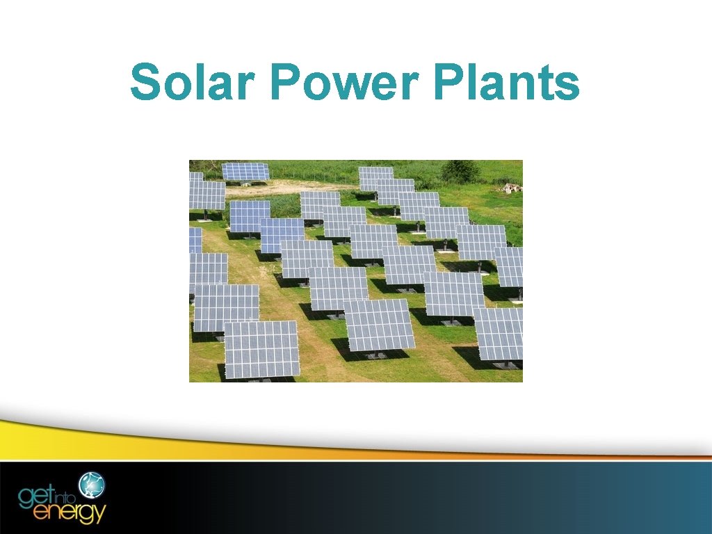 Solar Power Plants 
