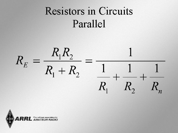 Resistors in Circuits Parallel 