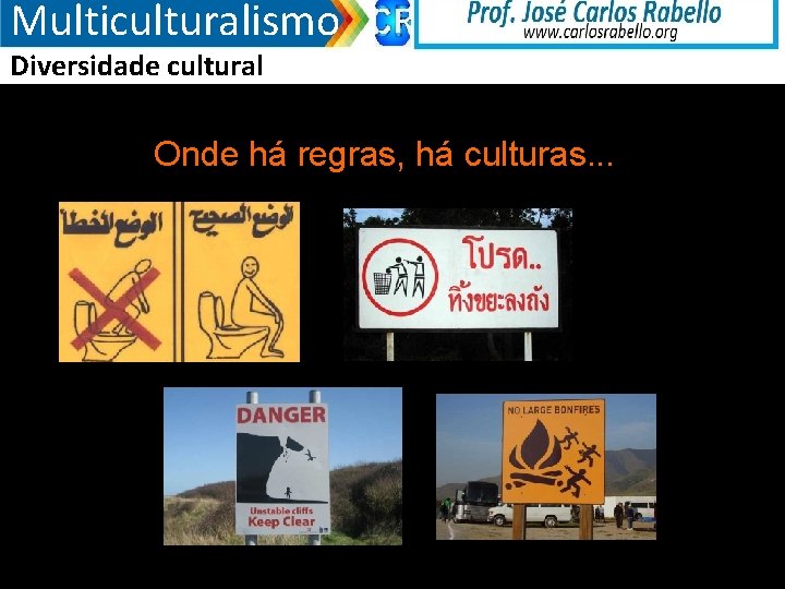 Multiculturalismo Diversidade cultural Onde há regras, há culturas. . . 12/4/2020 