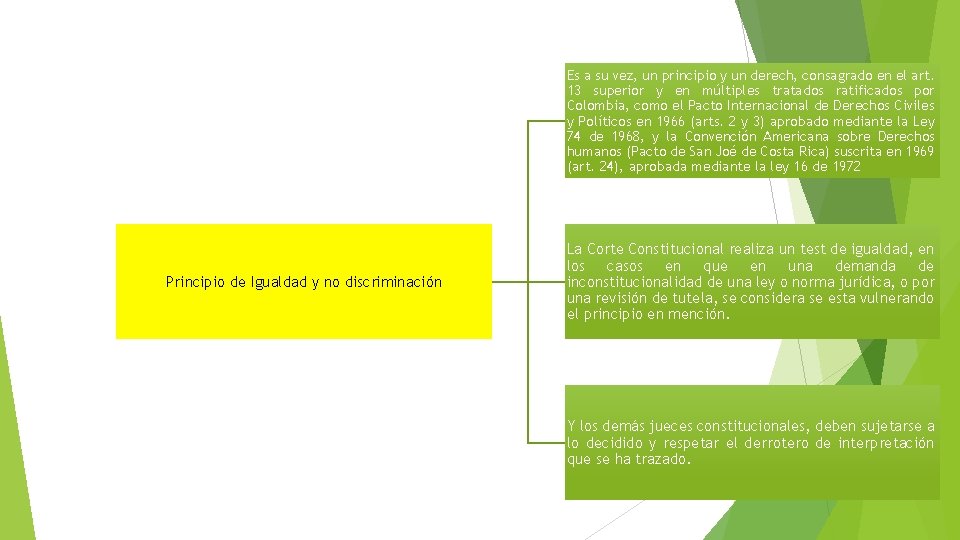 Es a su vez, un principio y un derech, consagrado en el art. 13