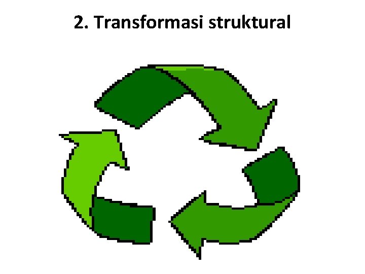 2. Transformasi struktural 