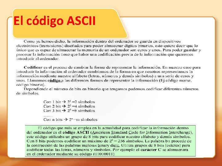 El código ASCII 