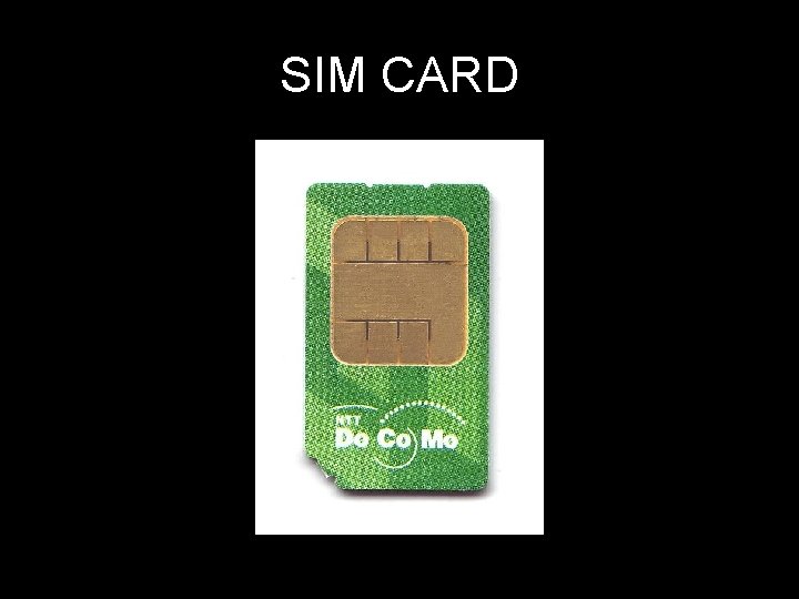 SIM CARD 