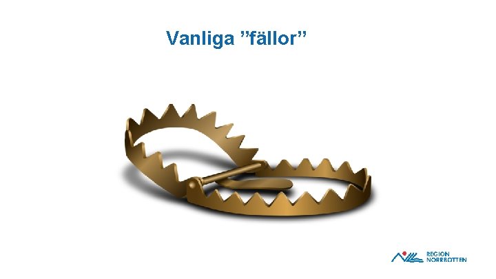 Vanliga ”fällor” 