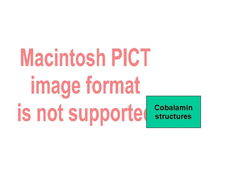 Cobalamin structures 