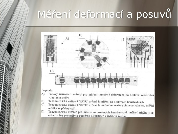 Měření deformací a posuvů 