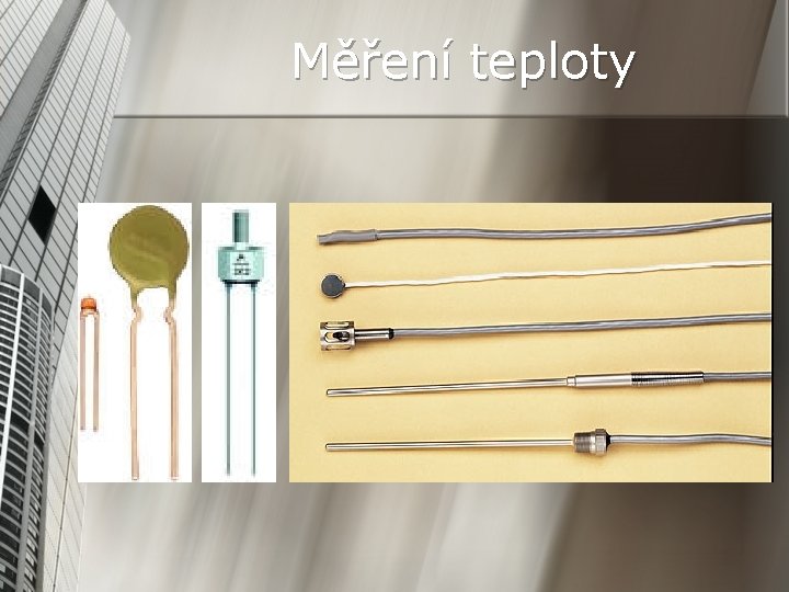 Měření teploty 