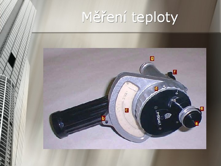 Měření teploty 