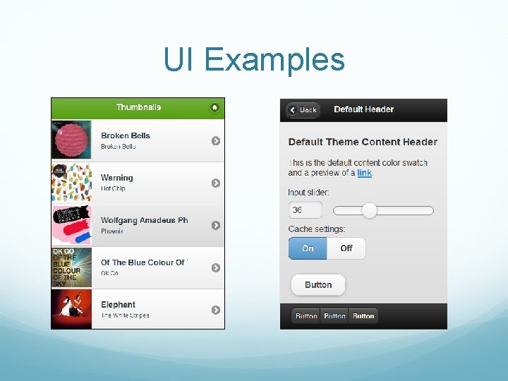 UI Examples 