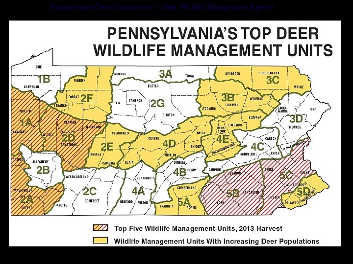 Pennsylvania Game Commission - State Wildlife Management Agency 2005 Harvest Maps 