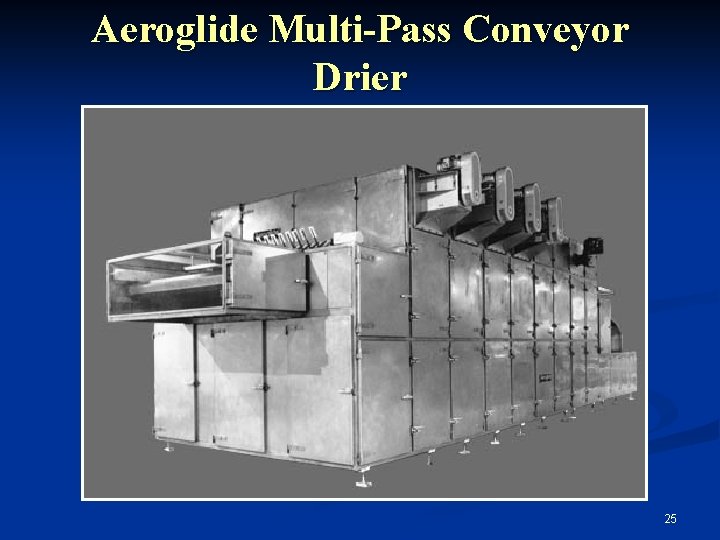 Aeroglide Multi-Pass Conveyor Drier 25 