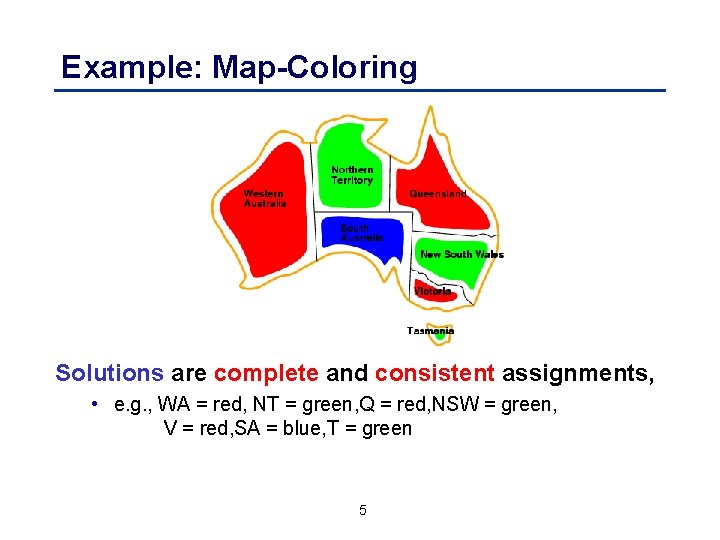 Constraint Satisfaction Problems A Quick Overview based on
