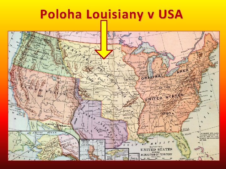 Poloha Louisiany v USA 