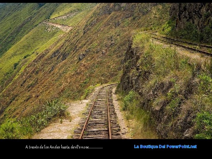 A través de los Andes hasta devil‘s nose. . . . La Boutique Del