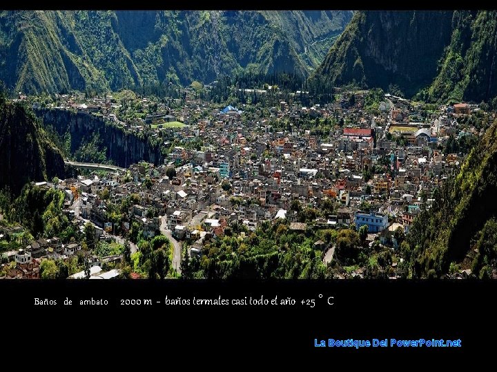 Baños de ambato 2000 m - baños termales casi todo el año +25 °