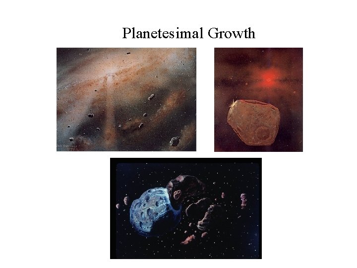 Planetesimal Growth 