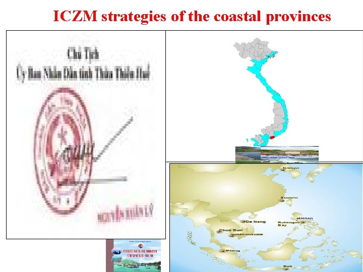 ICZM strategies of the coastal provinces 