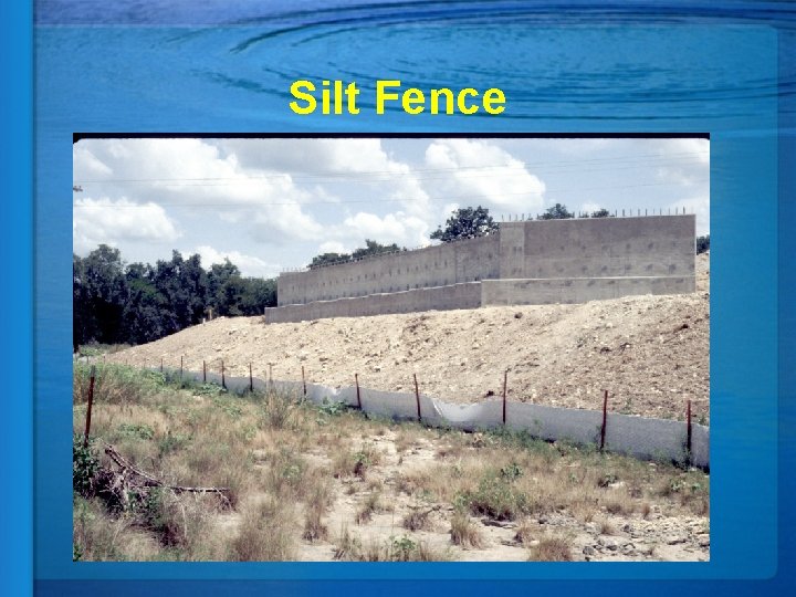Silt Fence 