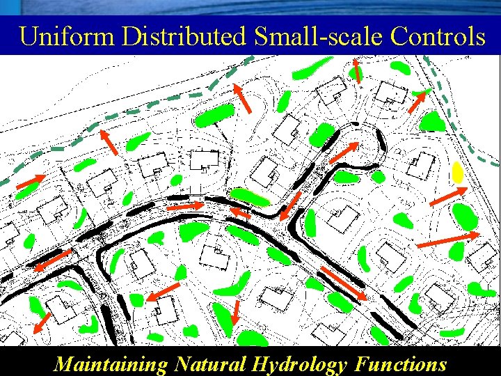 Uniform Distributed Small-scale Controls Maintaining Natural Hydrology Functions 