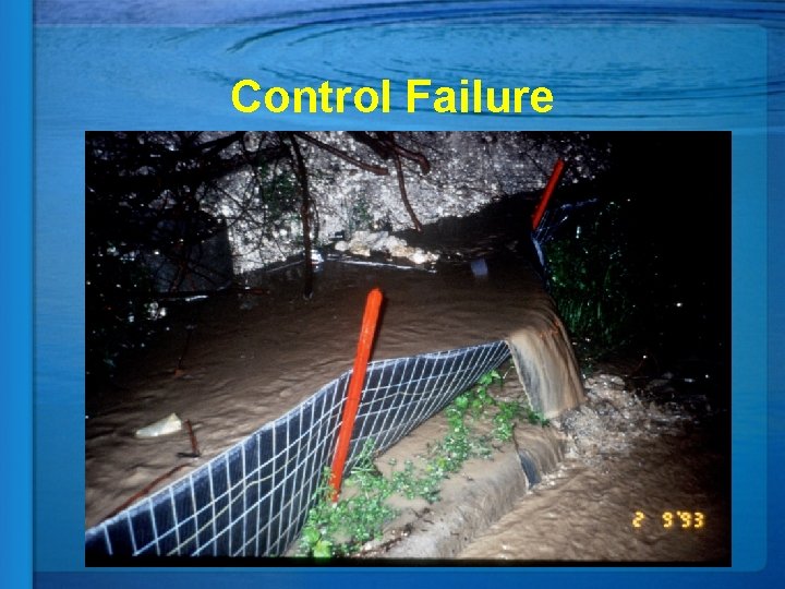 Control Failure 