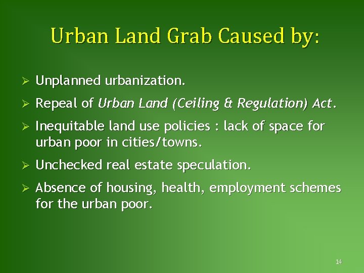 Land Grabbing in India and the Movement for