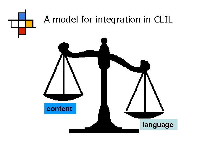 A model for integration in CLIL content language 