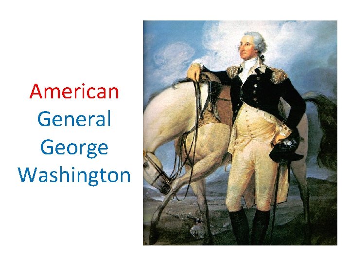 American General George Washington 