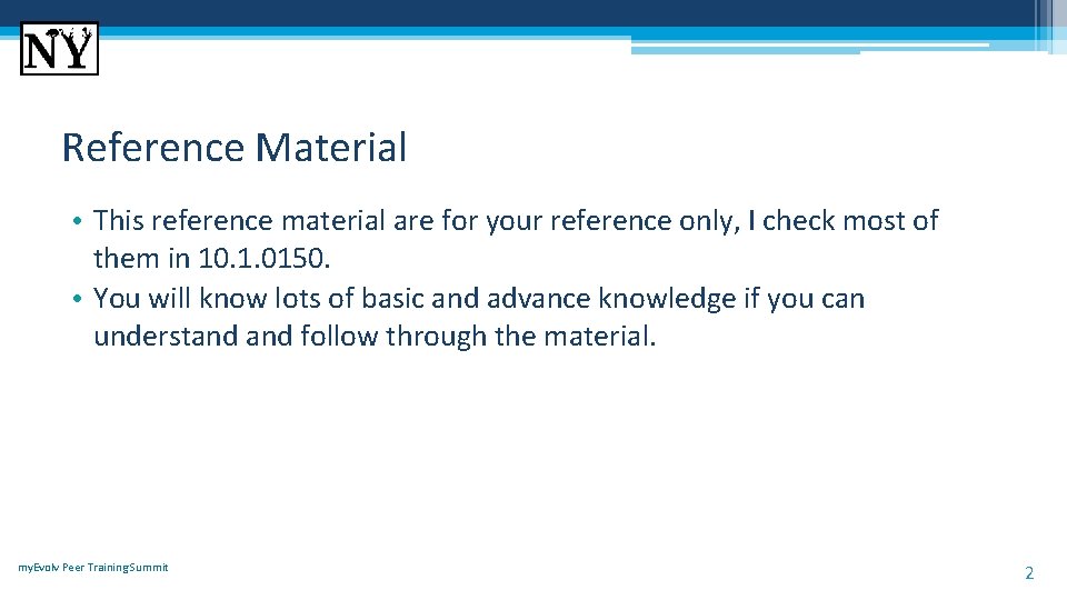 Reference Material • This reference material are for your reference only, I check most