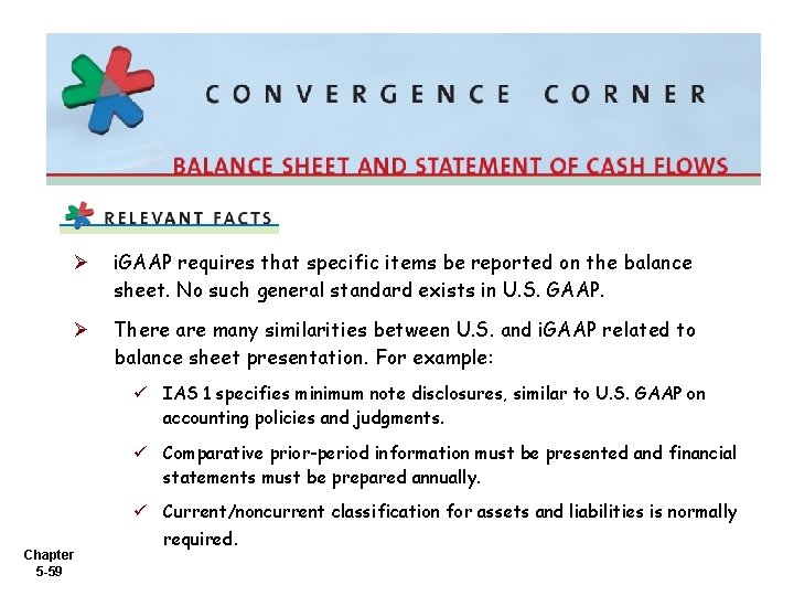 Ø i. GAAP requires that specific items be reported on the balance sheet. No