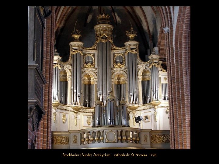 Stockholm (Suède) Storkyrkan, cathédrale St Nicolas, 1796 