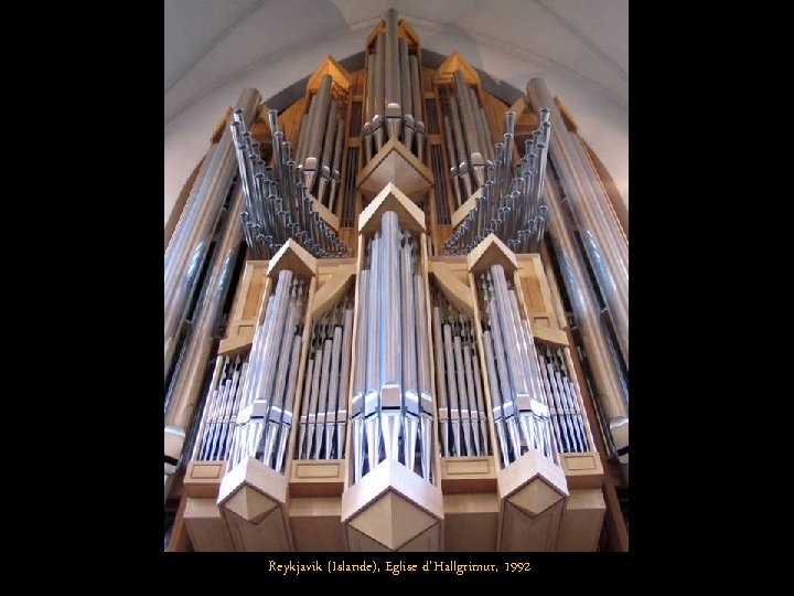 Reykjavik (Islande), Eglise d'Hallgrimur, 1992 