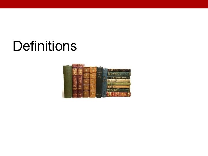 Definitions 