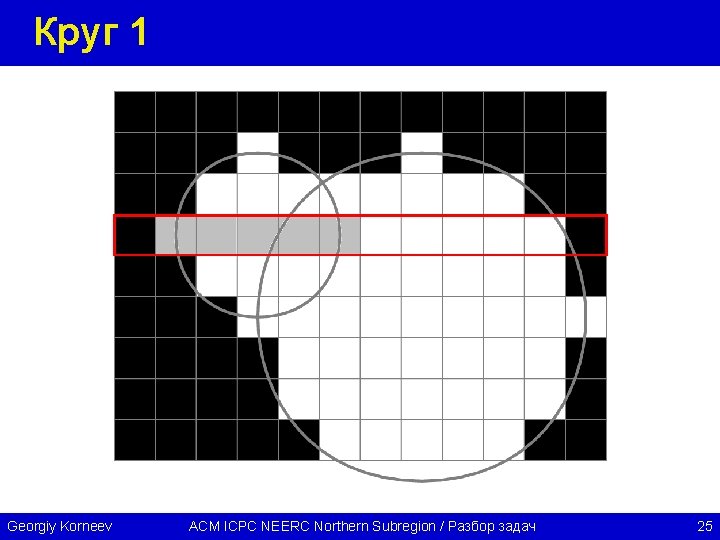Круг 1 Georgiy Korneev ACM ICPC NEERC Northern Subregion / Разбор задач 25 