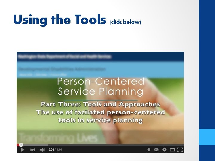 Using the Tools (click below) 