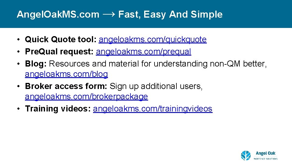 Angel. Oak. MS. com → Fast, Easy And Simple • Quick Quote tool: angeloakms.