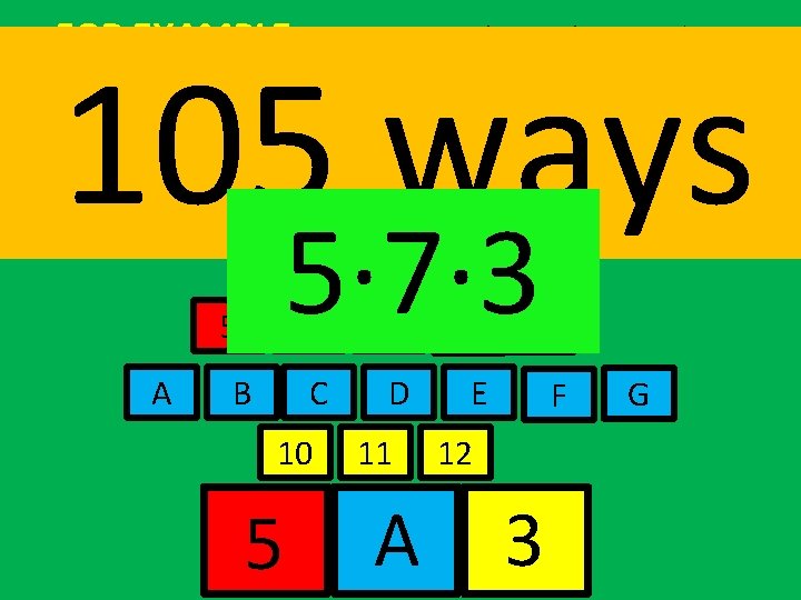 FOR EXAMPLE: How many 3 element lottery tickets can be created if the first