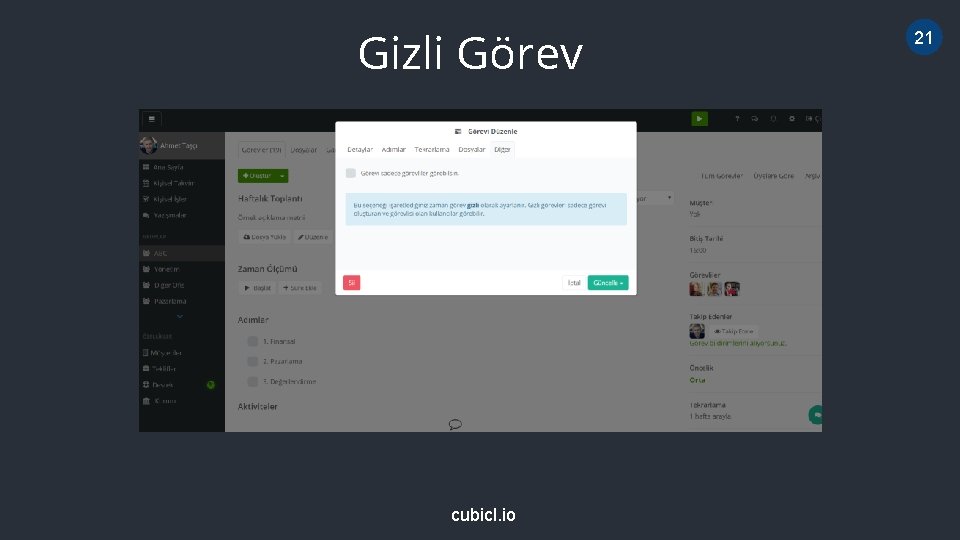 Gizli Görev cubicl. io 21 