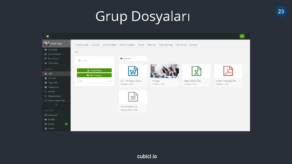 Grup Dosyaları cubicl. io 23 