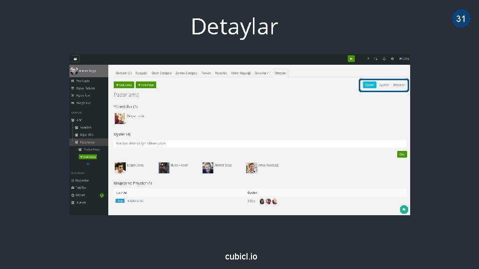 Detaylar cubicl. io 31 